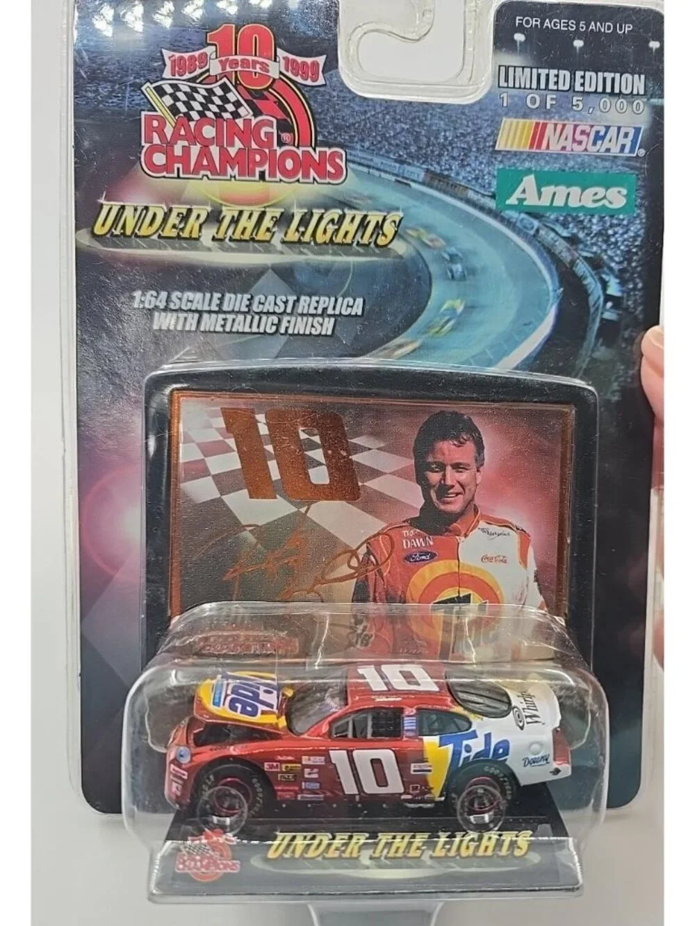2 Vintage 1999 Racing Champions NASCAR Cars Under the Lights Labonte Rudd Sealed
